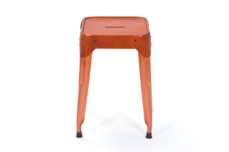 Torquilla Skammel 4-Pak - Kobber/Læder - Møbler - Stole & lænestole - Taburet & skammel