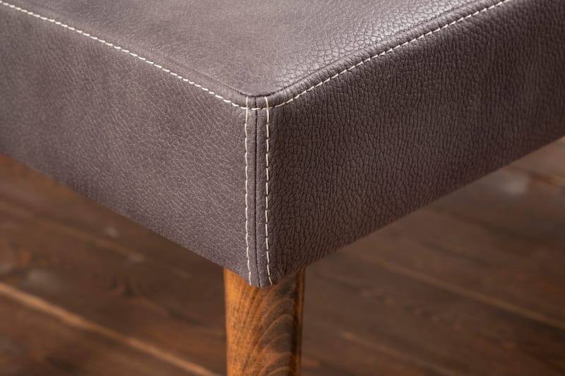 Urgnano Taburet - Antracit/Natur - Møbler - Stole & lænestole - Taburet & skammel
