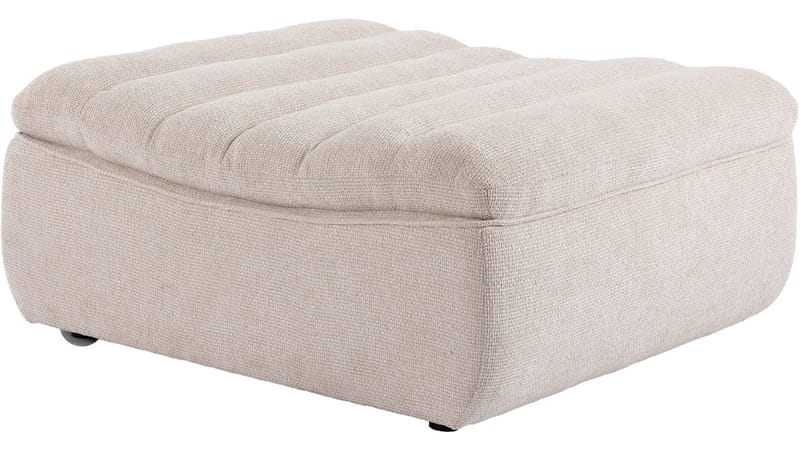 Valdoro Fodskammel i stof 120 cm, Beige