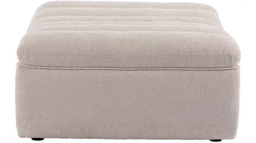 Valdoro Fodskammel i stof 120 cm - Beige - Møbler - Stole & lænestole - Taburet & skammel - Puf