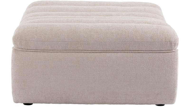 Valdoro Fodskammel i stof 120 cm - Beige - Møbler - Stole & lænestole - Taburet & skammel - Puf