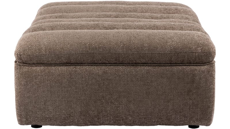 Valdoro Fodskammel i stof 120 cm - Mink - Møbler - Stole & lænestole - Taburet & skammel - Puf