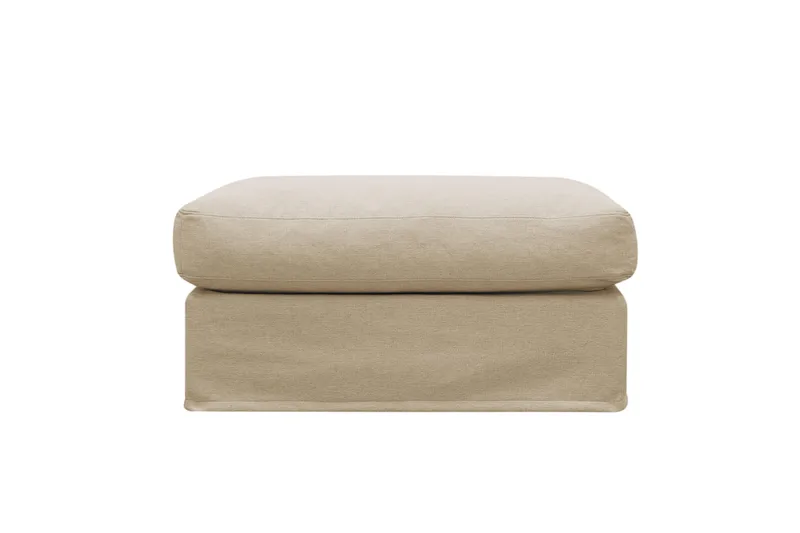 Valencia fodskammel med aftageligt og vaskbart betræk - Beige - Møbler - Stole & lænestole - Taburet & skammel - Puf