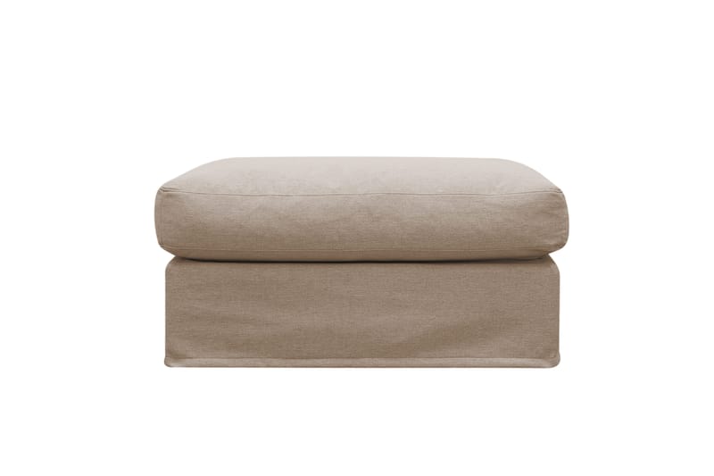 Valencia fodskammel med aftageligt og vaskbart betræk - Lysebrun - Møbler - Stole & lænestole - Taburet & skammel - Puf
