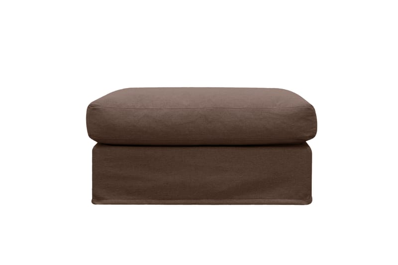 Valencia fodskammel med aftageligt og vaskbart betræk - Mørkebrun - Møbler - Stole & lænestole - Taburet & skammel - Puf