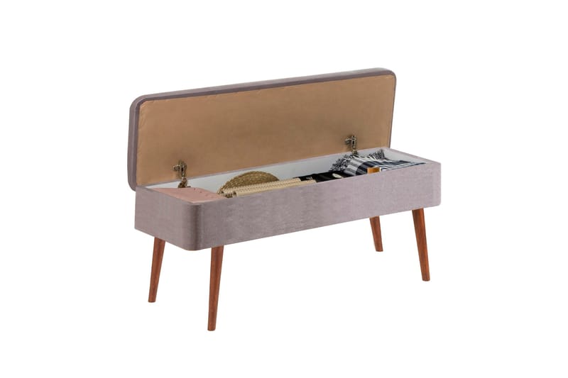 Valsot Skammel 90 cm - Valnød finér - Møbler - Stole & lænestole - Taburet & skammel - Puf - Opredelig puf