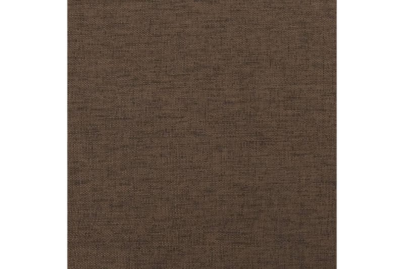 vi daXL fodskammel 60x60x39 cm stof brun - Brun - Puf