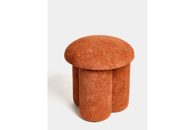 Vynor Fodskammel 45 cm - Orange - Møbler - Stole & lænestole - Taburet & skammel - Puf