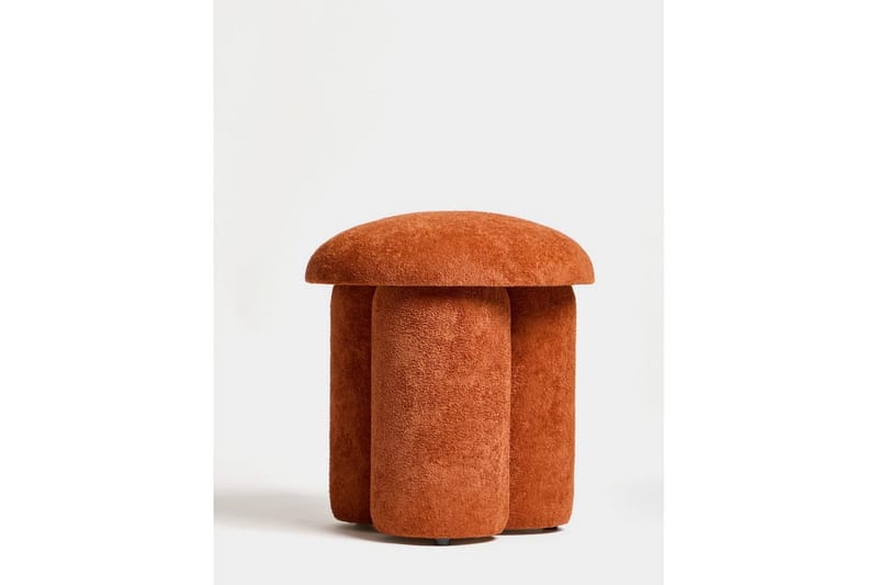 Vynor Fodskammel 45 cm - Orange - Møbler - Stole & lænestole - Taburet & skammel - Puf