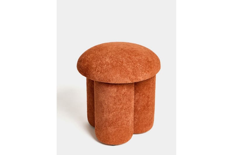 Vynor Fodskammel 45 cm - Orange - Møbler - Stole & lænestole - Taburet & skammel - Puf