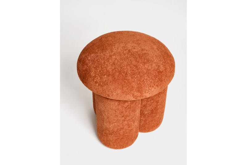 Vynor Fodskammel 45 cm - Orange - Møbler - Stole & lænestole - Taburet & skammel - Puf
