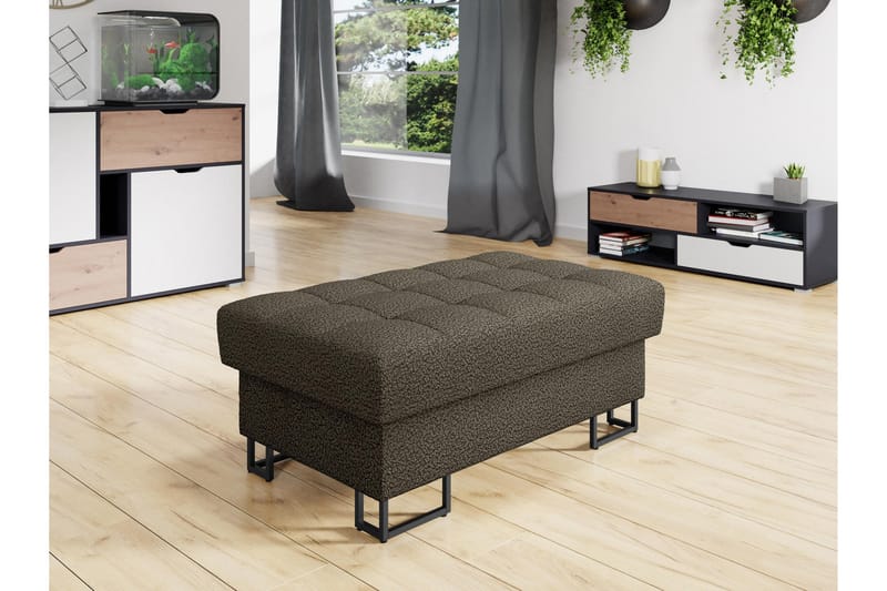 Warwick Fotpall 67 cm - Brun - Møbler - Stole & lænestole - Taburet & skammel - Puf