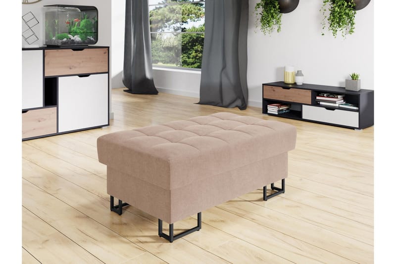 Warwick Fotpall 67 cm - Rosa - Møbler - Stole & lænestole - Taburet & skammel - Puf