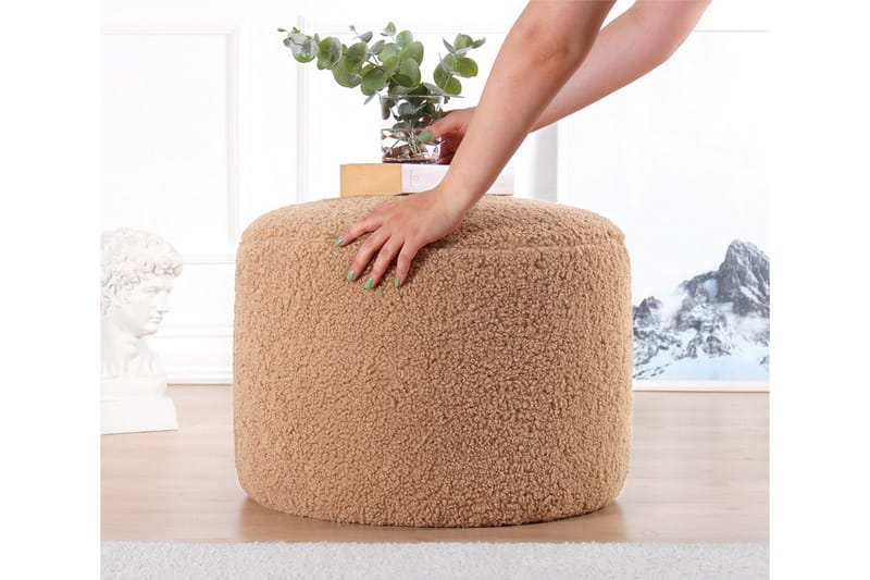 Whitman Siddepuf 54 cm - Brun - Møbler - Stole & lænestole - Taburet & skammel - Ottoman