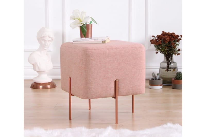 Yellowknife Siddepuf 40 cm, Rosa