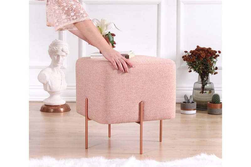 Yellowknife Siddepuf 40 cm - Rosa - Møbler - Stole & lænestole - Taburet & skammel - Ottoman