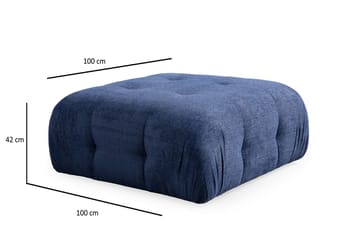 Yvara Sækkepuf 100 cm - Marineblå - Møbler - Stole & lænestole - Taburet & skammel - Ottoman