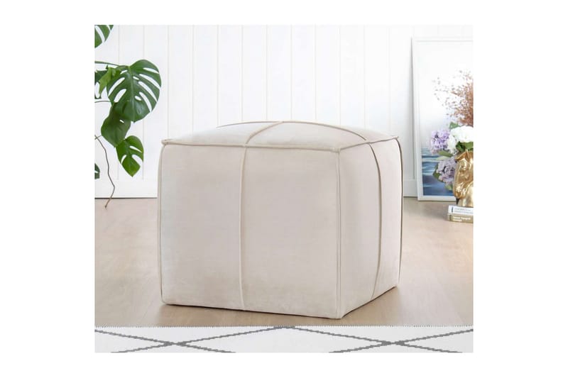 Zyra Sækkestol Utomhus 52 cm - Creme - Møbler - Stole & lænestole - Taburet & skammel - Ottoman