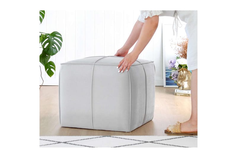 Zyra Sækkestol Utomhus 52 cm - Grå - Møbler - Stole & lænestole - Taburet & skammel - Ottoman