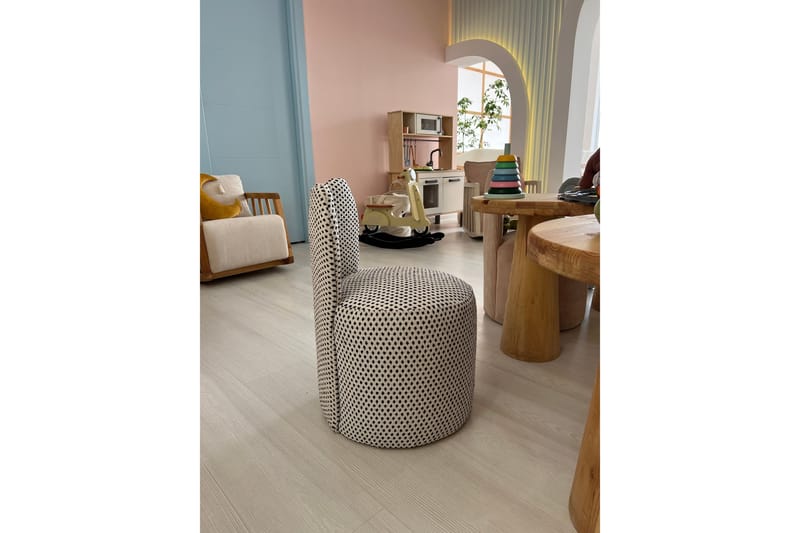 Tavsan Lænestol - Sort/Hvid - Møbler - Børnemøbler - Børnestol - Børne lænestol