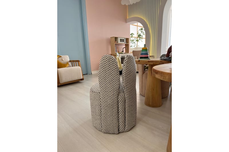 Tavsan Lænestol - Sort/Hvid - Møbler - Børnemøbler - Børnestol - Børne lænestol