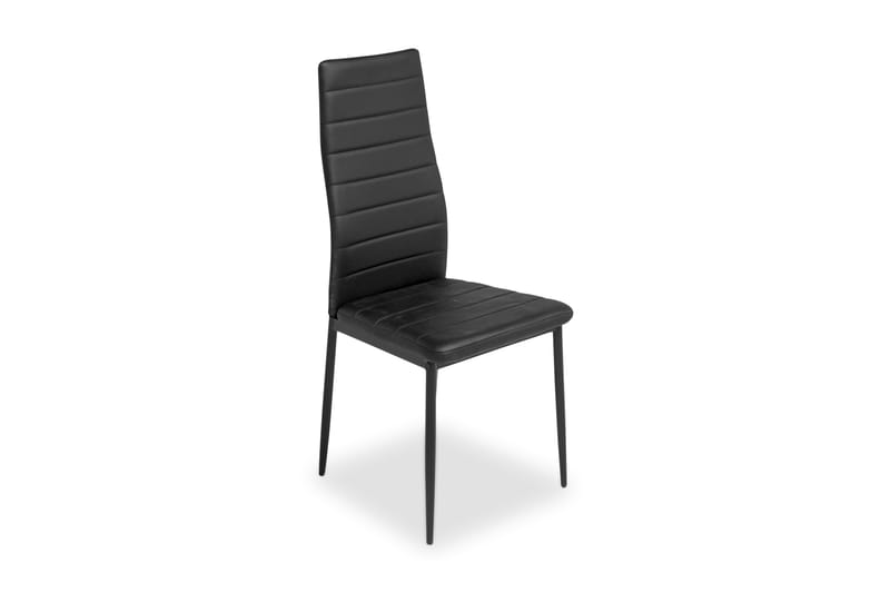 Ted Spisebordsstol Kunstlæder - Sort - Spisebordsstole & køkkenstole