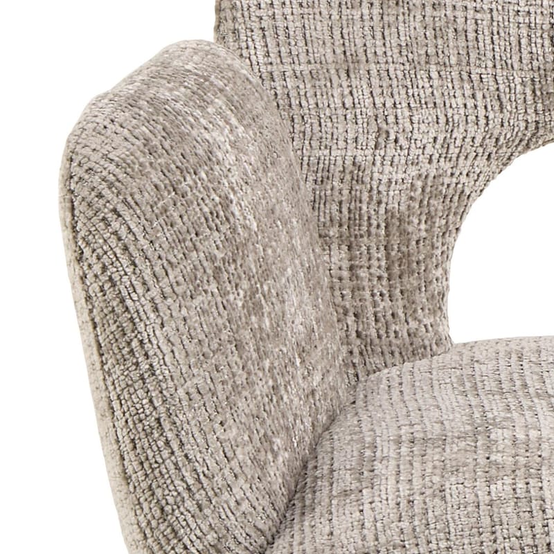 Torrelon spisebordsstol med armlæn - Grå - Møbler - Stole & lænestole - Spisebordsstole & køkkenstole