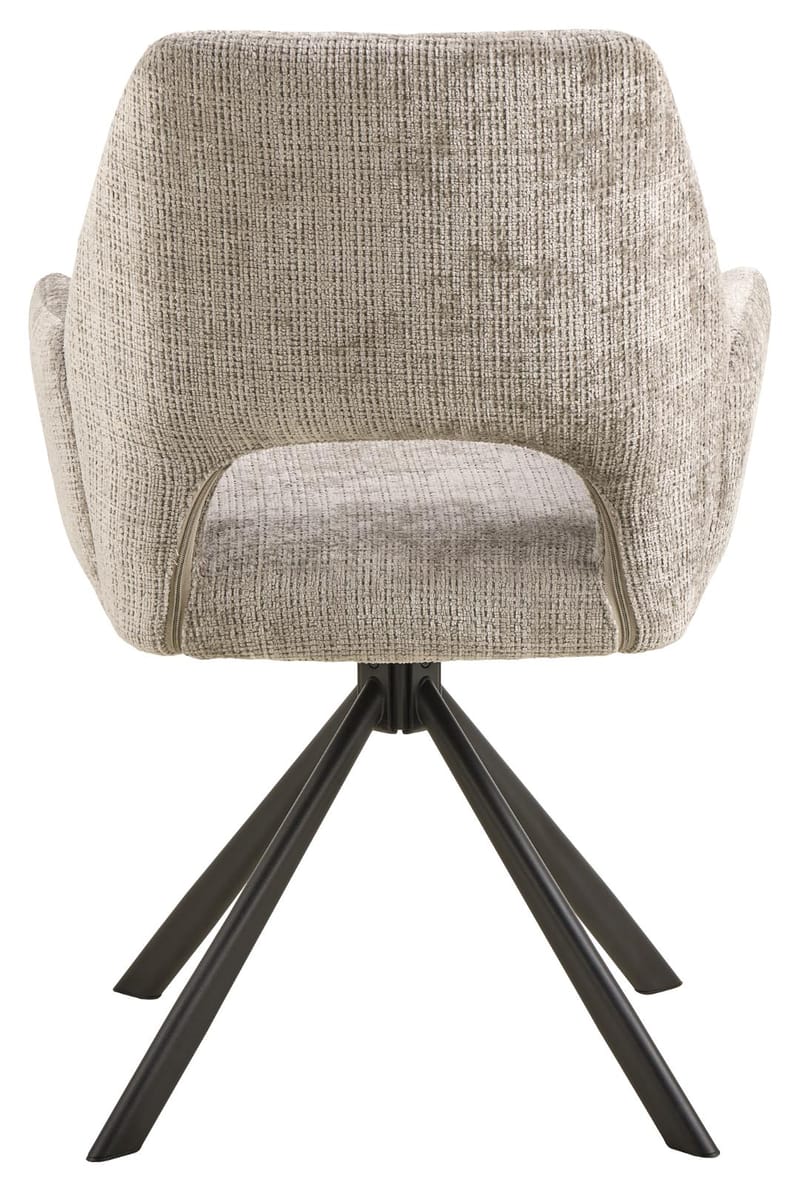 Torrelon spisebordsstol med armlæn - Grå - Møbler - Stole & lænestole - Spisebordsstole & køkkenstole