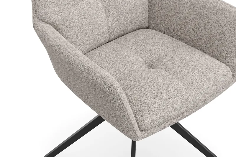 Torsby Drejestol - Mørk beige - Møbler - Stole & lænestole - Spisebordsstole & køkkenstole