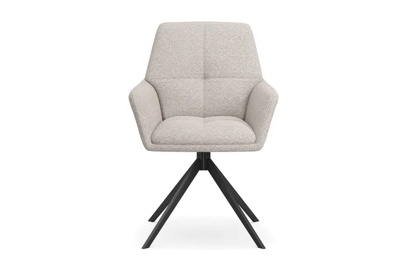 Torsby Drejestol - Mørk beige - Møbler - Stole & lænestole - Spisebordsstole & køkkenstole