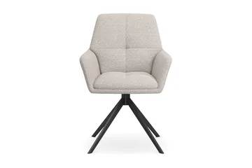 Torsby Drejestol - Mørk beige - Møbler - Stole & lænestole - Spisebordsstole & køkkenstole