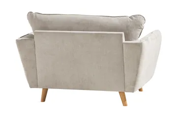 Trend Lyx Lænestol - Beige/Eg - Møbler - Stole & lænestole - Lænestole