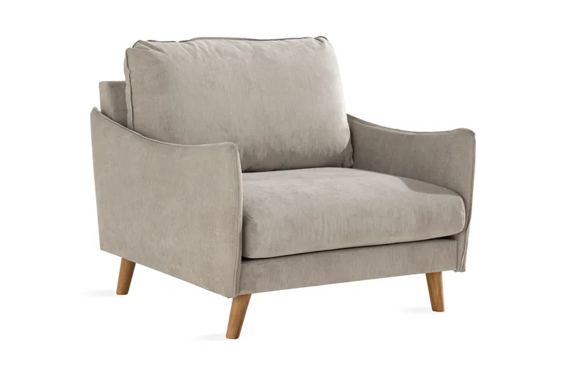 Trend Lyx Lænestol, Beige/Eg