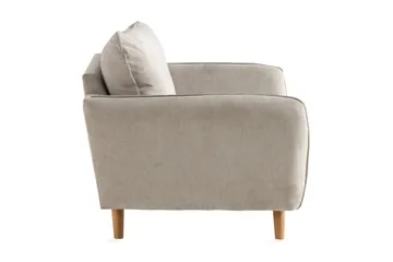 Trend Lyx Lænestol - Beige/Eg - Møbler - Stole & lænestole - Lænestole