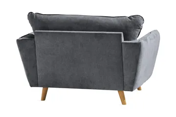 Trend Lyx Lænestol - Mørkegrå/Eg - Møbler - Stole & lænestole - Lænestole