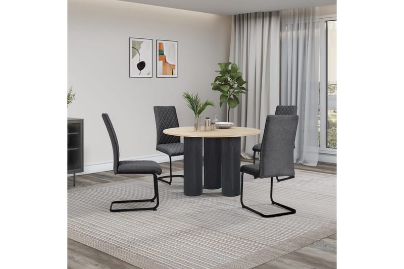 Valbourg Spisestol - Grå - Møbler - Stole & lænestole - Spisebordsstole & køkkenstole