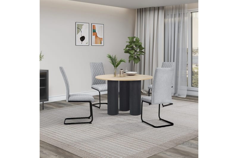 Valbourg Spisestol - Grå - Møbler - Stole & lænestole - Spisebordsstole & køkkenstole