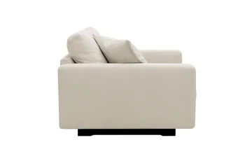 Valencia ekstra dyb lænestol i chenille - Beige - Møbler - Stole & lænestole - Lænestole