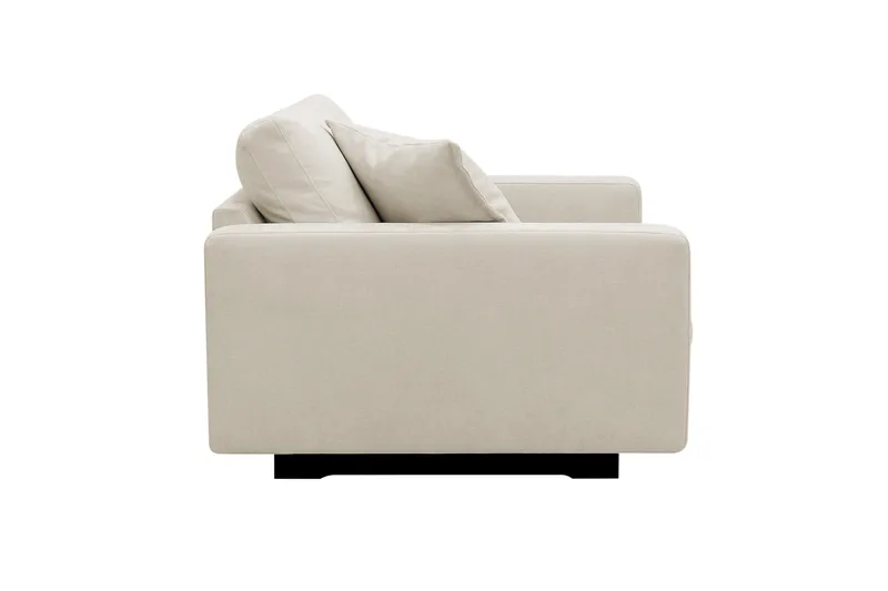 Valencia ekstra dyb lænestol i chenille - Beige - Møbler - Stole & lænestole - Lænestole