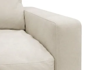 Valencia ekstra dyb lænestol i chenille - Beige - Møbler - Stole & lænestole - Lænestole