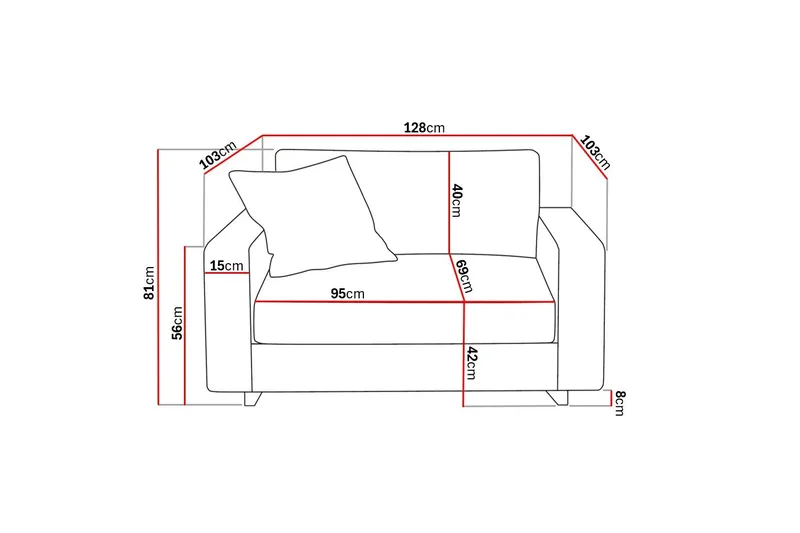 Valencia ekstra dyb lænestol i chenille - Mørkebrun - Møbler - Stole & lænestole - Lænestole