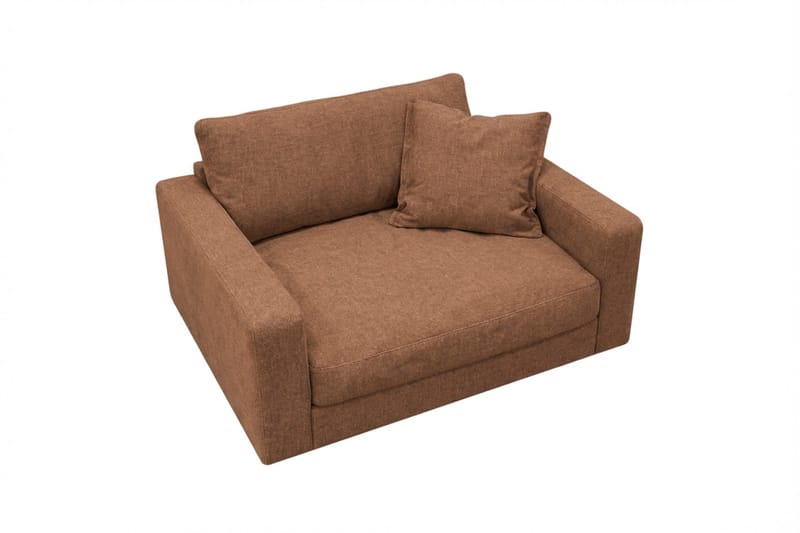 Valencia ekstra dyb lænestol i chenille - Rustrødbrun - Møbler - Stole & lænestole - Lænestole