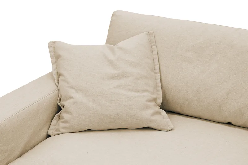 Valencia ekstra dyb lænestol med aftageligt og vaskbart betræk - Beige - Møbler - Stole & lænestole - Lænestole