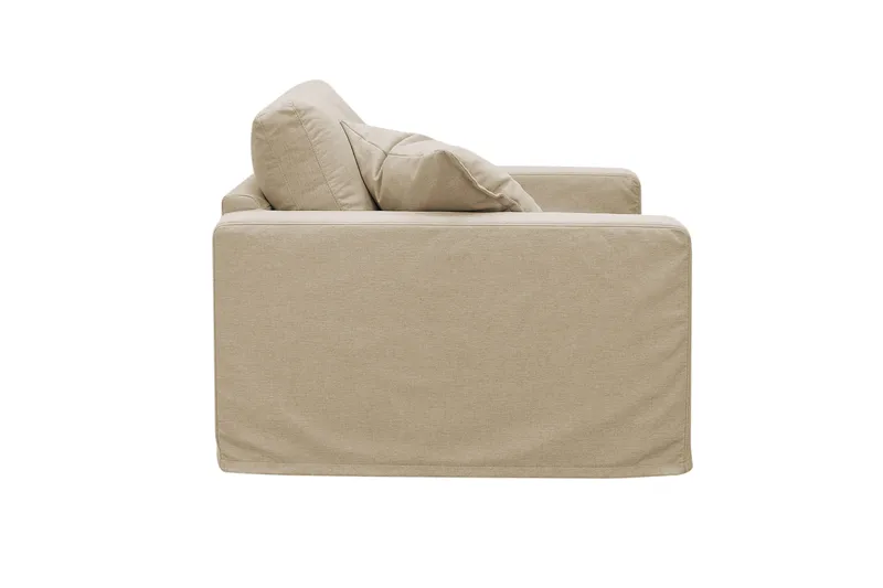 Valencia ekstra dyb lænestol med aftageligt og vaskbart betræk - Beige - Møbler - Stole & lænestole - Lænestole