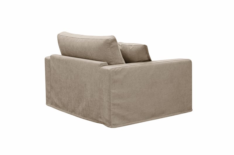 Valencia ekstra dyb lænestol med aftageligt og vaskbart betræk - Brun - Møbler - Stole & lænestole - Lænestole