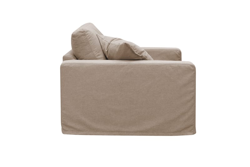 Valencia ekstra dyb lænestol med aftageligt og vaskbart betræk - Lysebrun - Møbler - Stole & lænestole - Lænestole