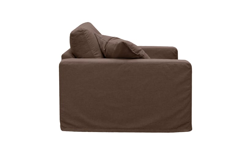 Valencia ekstra dyb lænestol med aftageligt og vaskbart betræk - Mørkebrun - Møbler - Stole & lænestole - Lænestole