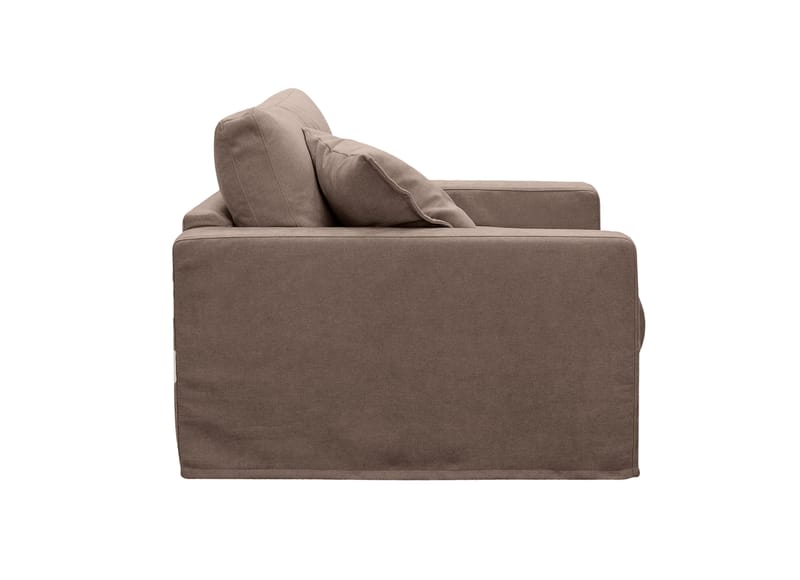 Valencia ekstra dyb lænestol med aftageligt og vaskbart betræk - Mørkebrun - Møbler - Stole & lænestole - Lænestole