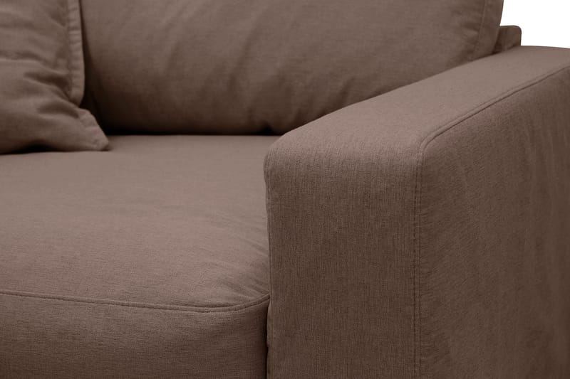 Valencia ekstra dyb lænestol med aftageligt og vaskbart betræk - Mørkebrun - Møbler - Stole & lænestole - Lænestole