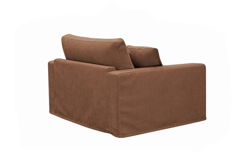 Valencia ekstra dyb lænestol med aftageligt og vaskbart betræk - Rustrød - Møbler - Stole & lænestole - Lænestole